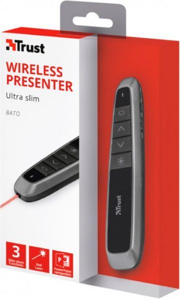 Презентер лазерный Trust BATO ULTRA 23251 black/grey 