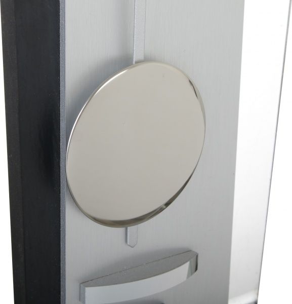 Годинник настінний з маятником 65х23 см сірий