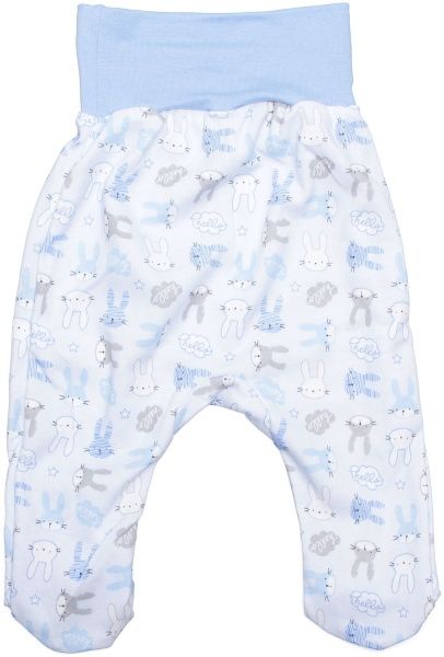 Ползунки для мальчиков Baby Veres Hello Bunny р.74 голубой 