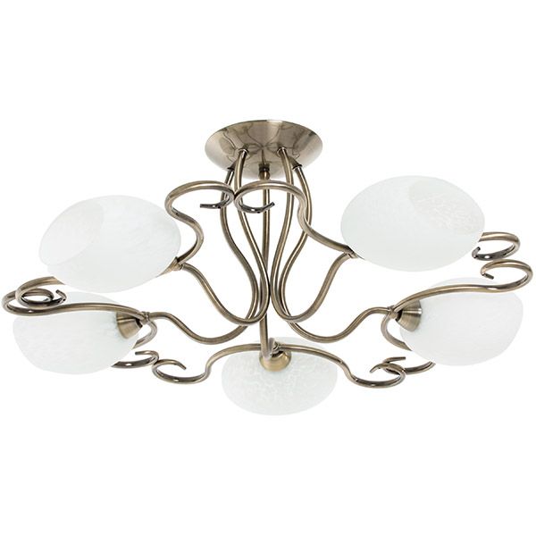 Люстра Accento Lighting Suprima ALHL-JSL-6200/5-AB античная латунь