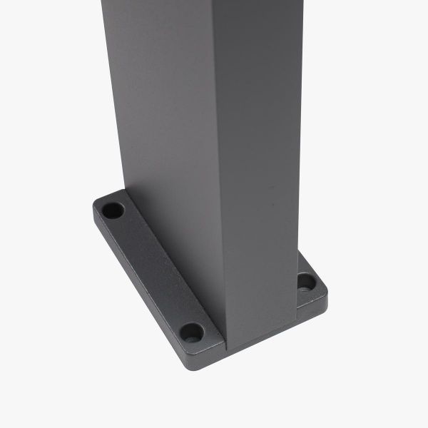 Светильник парковый Lutec LED 12 Вт IP54 серый CUBA 7193802118 