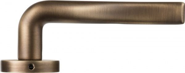 Ручка на розетці Convex 1625 кругла антична бронза