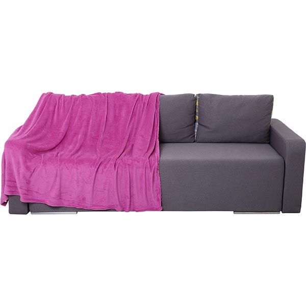 Плед микрофибра Underprice лиловый 160x200 см