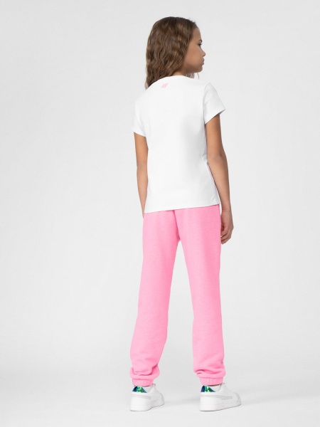 Футболка 4F K SKATE GIRL SS22 4FJSS22TTSHF178-10S р.146 белый