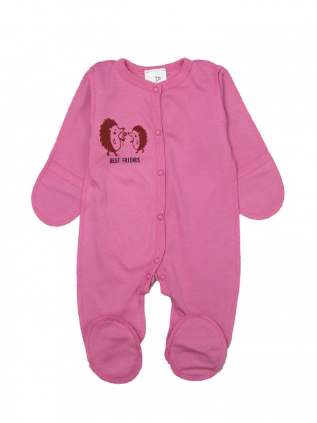 Комбинезон для девочки Bambinelli Ежики р.56 розовый 