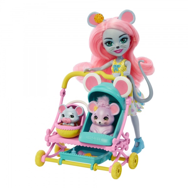 Игровой набор Enchantimals Семья Мышонка Маурии HKR57