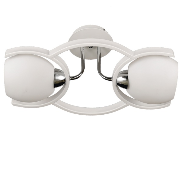 Люстра потолочная Victoria Lighting 2x40 Вт E14 молочный Odeon/PL2 milk 