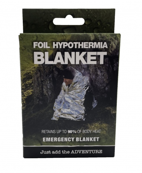 Термоковдра BCB Гіпотермічна рятувальна ковдра, 202х132 см (NATO approved)