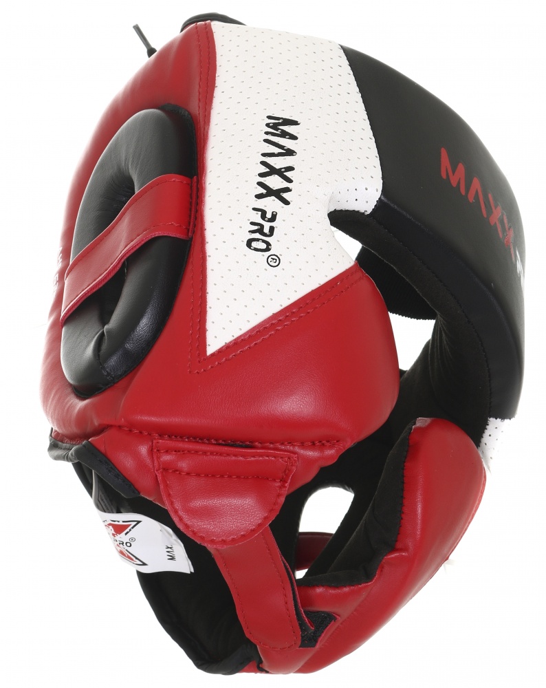 Шлем боксерский MaxxPro р. M AHG-626 Red vynil M красный