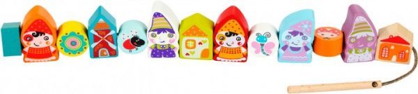 Игрушка Левеня Поселок гномов на шнуровке