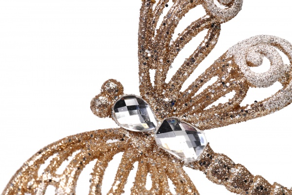 Декоративная подвеска Global Treasure Стрекоза 4 см белый EPI-P141202