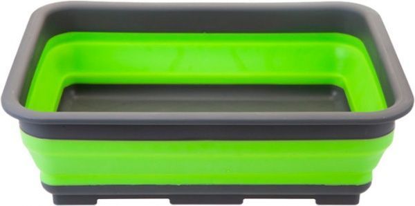Контейнер для води Summit Pop Folding Wash Basin Silicone Bowl Lime