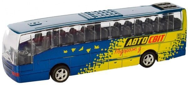 Автомодель АвтоСвіт 1:32 Автобус цвет в ассортименте AS-2437