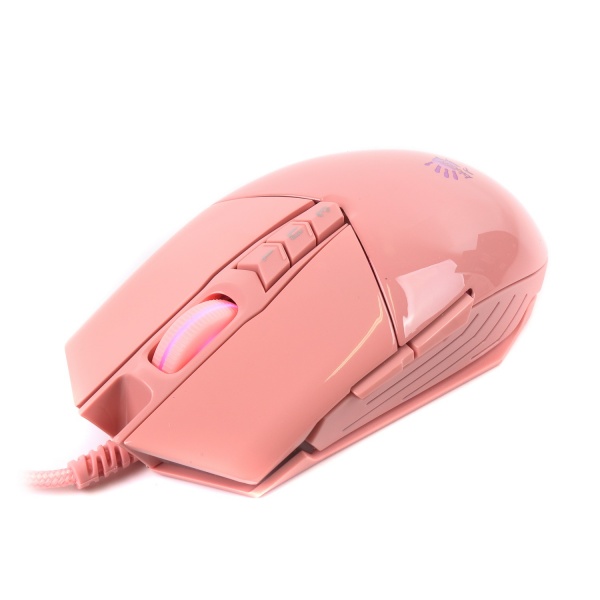 Мишка A4Tech P91s Bloody (Pink), ігрова, з активованим ПЗ, RGB 