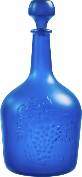 Бутылка с крышкой Фуфир 3 л синий мат GlassGo