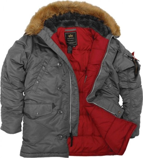 Куртка Alpha Industries N-3B Parka Gun Metal L 