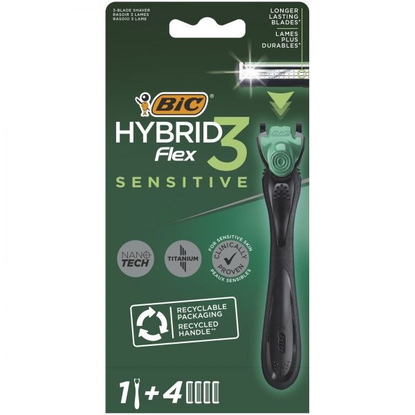 Бритва BIC Flex Hybrid 3 Sensitive 4 шт.