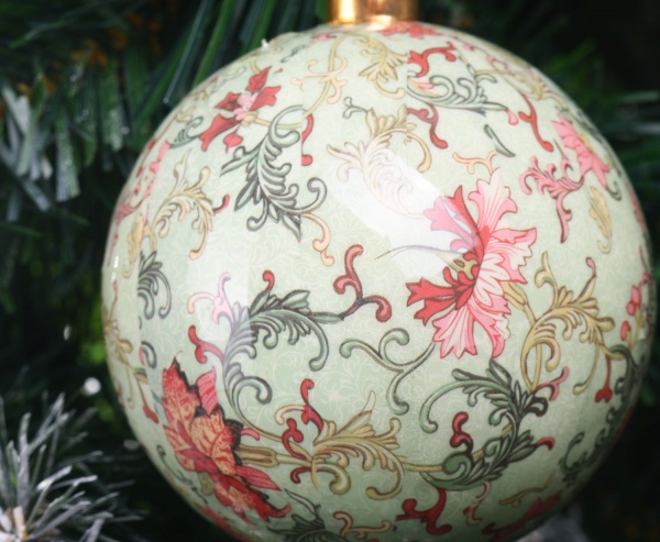 Елочная игрушка в форме шара 8 см APF478570 