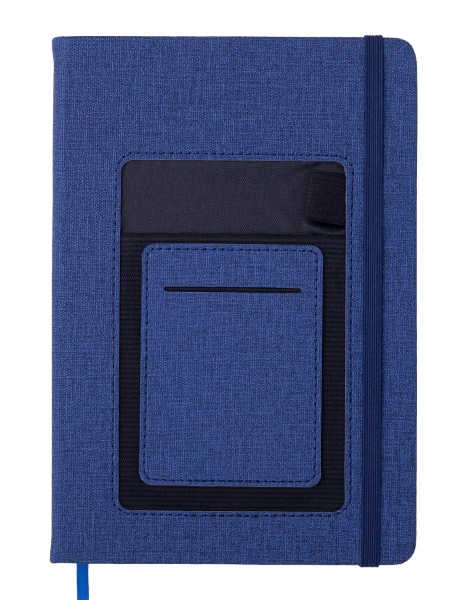 Блокнот недатований Comfort 96 арк. клітинка синій Buromax A5
