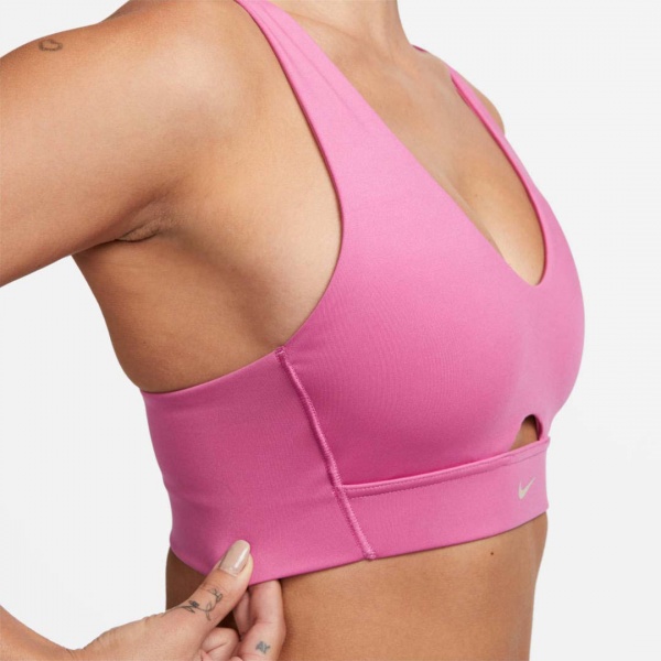 Бра Nike W NK DF INDY PLUNGE CUTOUT BRA DV9837-665 р.S рожевий