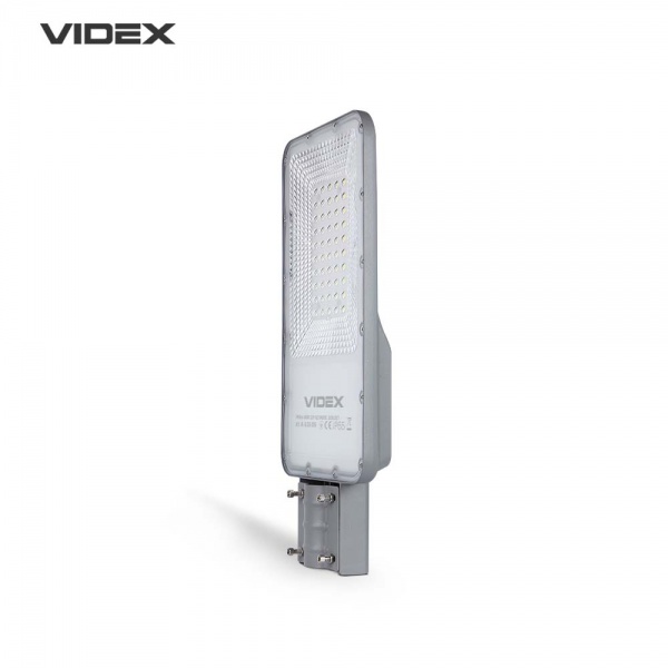 Світильник на сонячній батареї Videx LED вуличний ліхтар автономний 30W 5000K 30 Вт IP65 сірий 26697 
