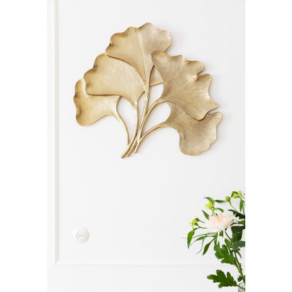 Декор настенный KARE Design Ginkgo Gold Big 66x72x0,4 см 66x72 см золото 