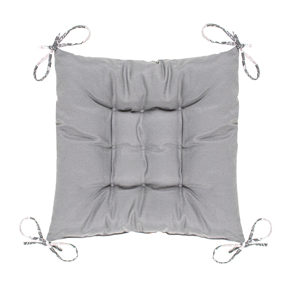 Подушка на стілець Квіти 40x40 см Homeline