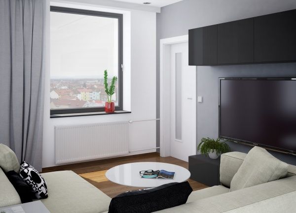 Радіатор сталевий Hi-Therm 600*11*1200 бок