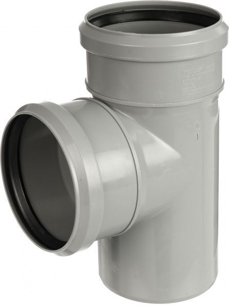 Трійник каналізаційний ПП Valsir Valsir d100х100x87°