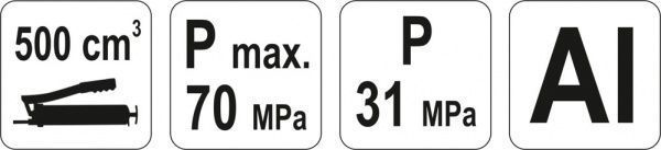 Шприц смазочный с картриджем YATO YT-0700