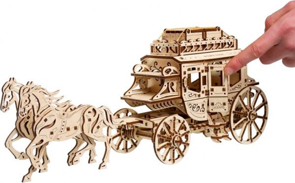 3D-конструктор Ukrainian Gears Почтовый дилижанс