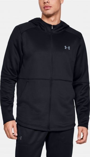 Джемпер Under Armour MK1 Warmup FZ Hoodie 1345259-001 р. XL чорний