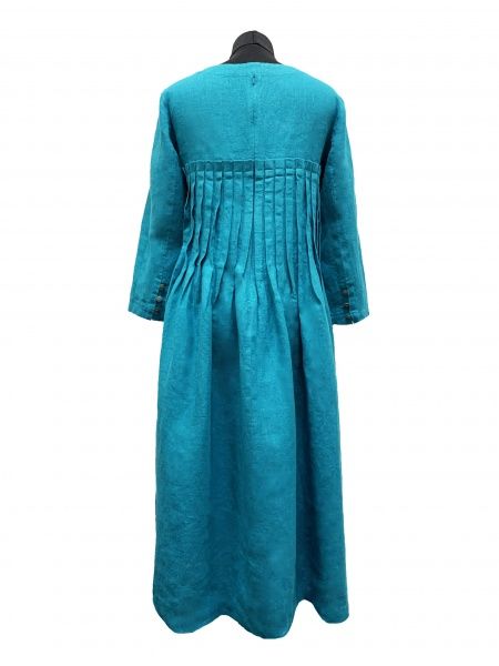 Платье Галерея льна Джоконда р. 42 бирюзовый 0781/42/386 