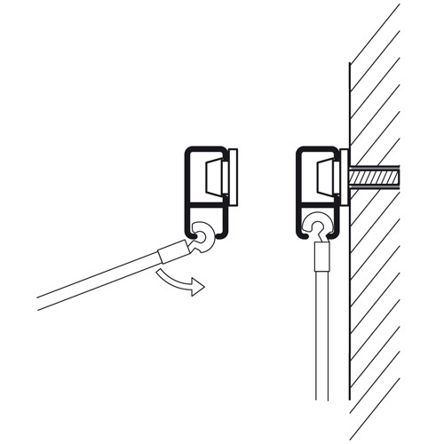Комплект тросов для системи подвеса картин Cobra 2 мм 244см до 7 кг стальной Artiteq