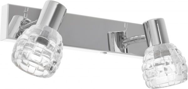 Спот Globo 2x40 Вт E14 хром 5435-2 
