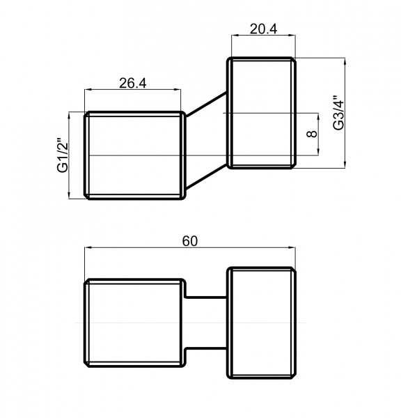 Эксцентрик Rubineta Lux с тарелочкой (конус)