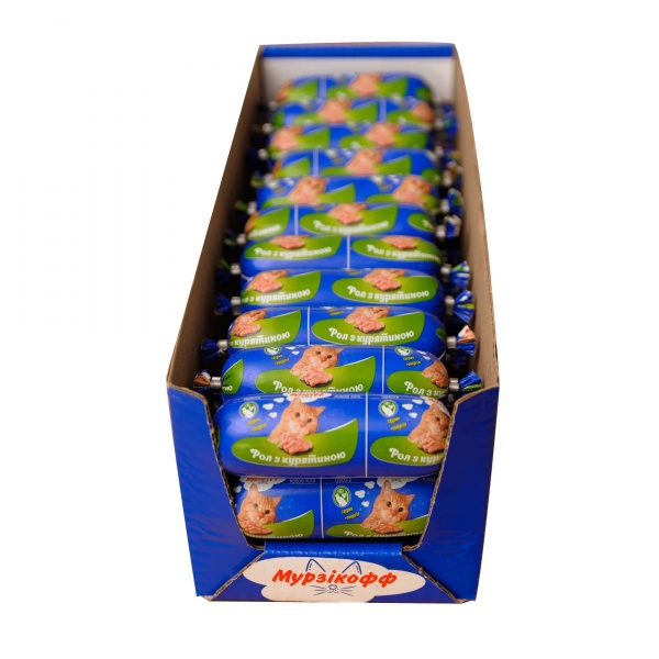 Корм Мурзікофф рол с курицей 120 г
