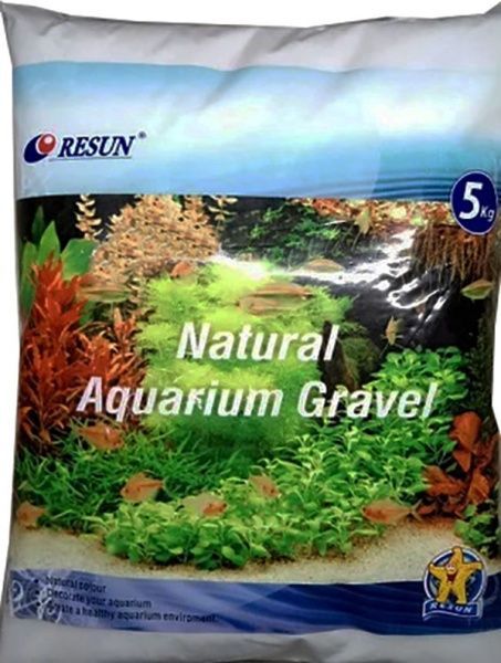Грунт для аквариума Resun Песок кварцевый натуральный XF 20401С 5кг