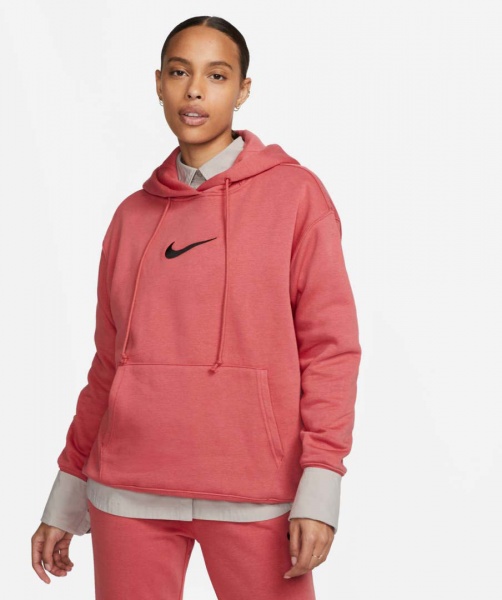 Джемпер Nike W NSW PHNX FLC OS PO HDY MS FD0892-655 р. L червоний