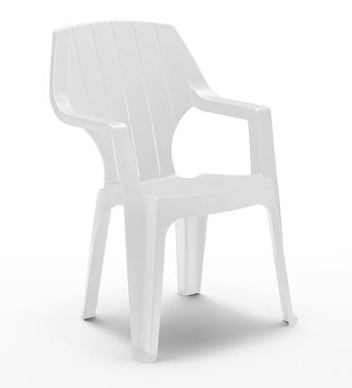 Стілець пластиковий Bica Alta 88x61x58 см білий 