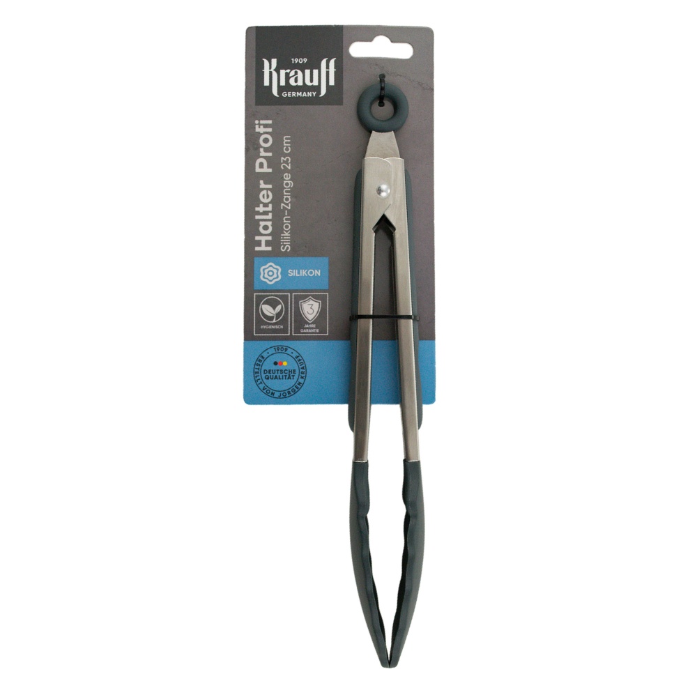 Щипці кухонні Halter Profi 27 см синій антрацит 29-305-116 Krauff