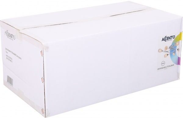 Светильник потолочный Accento lighting Dijon 60 Вт E14 хром 