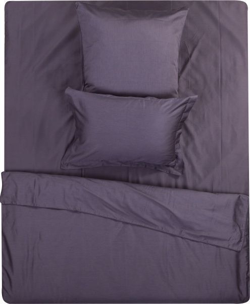 Комплект постельного белья Loft 1,5 темно-серый Karna 