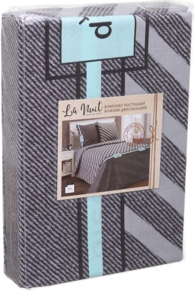Комплект постельного белья Слип 2,0 темно-серый La Nuit 