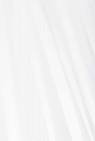 Ткань тюлевая Scarlett креп-вуаль 300 см белая белый 