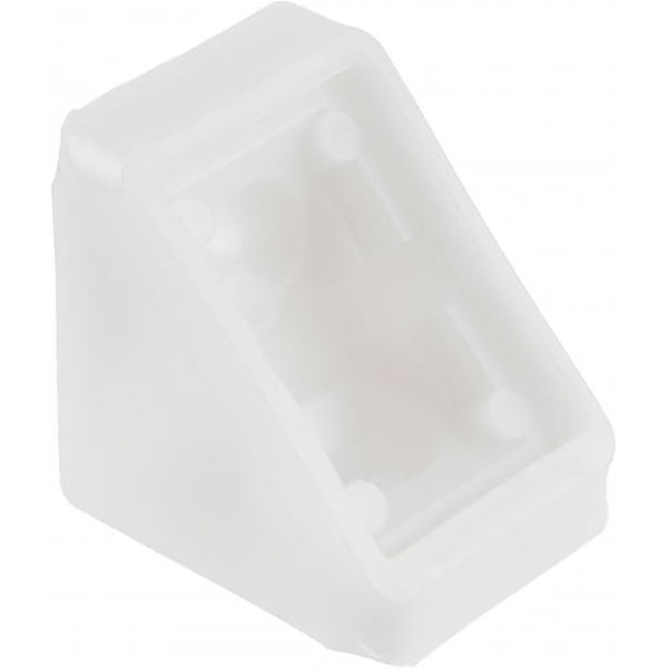 Кутник монтажний одинарний білий 10 шт DC