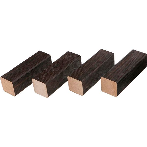 Комплект столбиков ОМиС 4 шт 80x25x25 мм венге