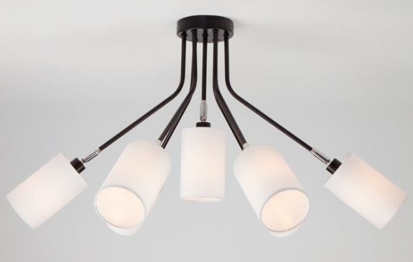 Люстра потолочная Strotskis Duetto 7x40 Вт E14 черно-белый 70072/7 