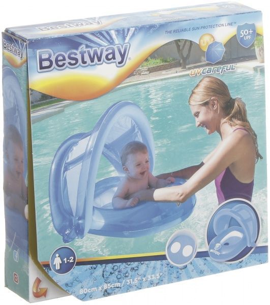 Човен надувний Bestway з тентом в асортименті 80x85 см