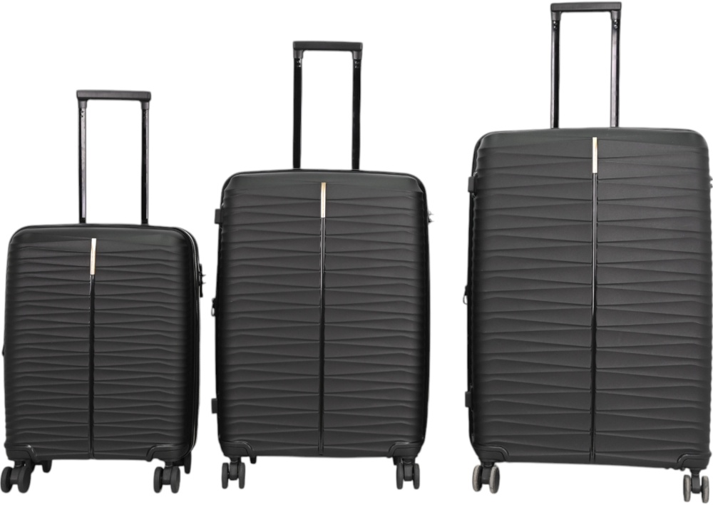 Чемодан Compass MS-2691 92 л черный 51x30,5x75,5 см L